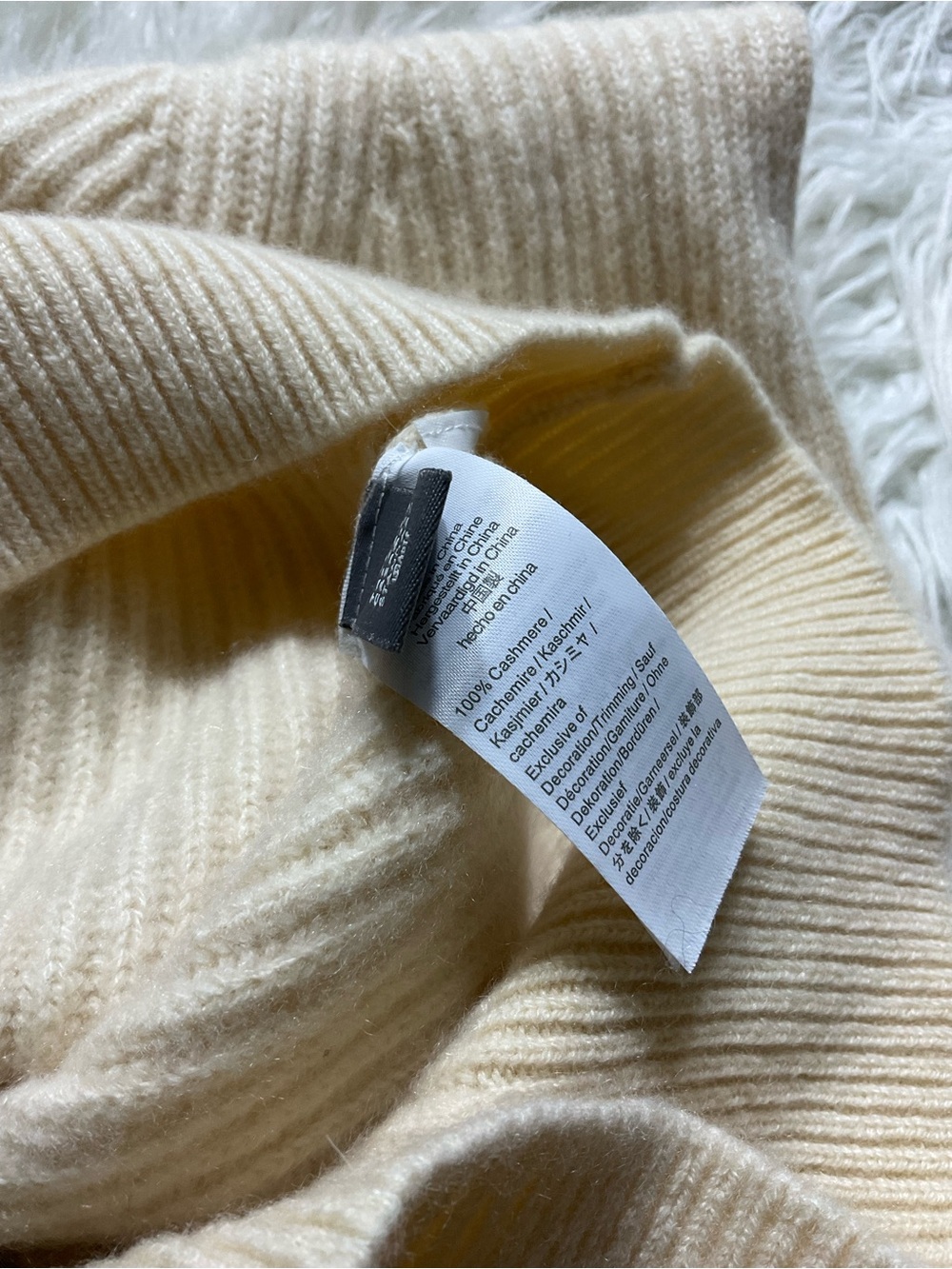 J Crew Ribbed Cashmere Oversized Crewneck Sweater - Picture 4 of 5